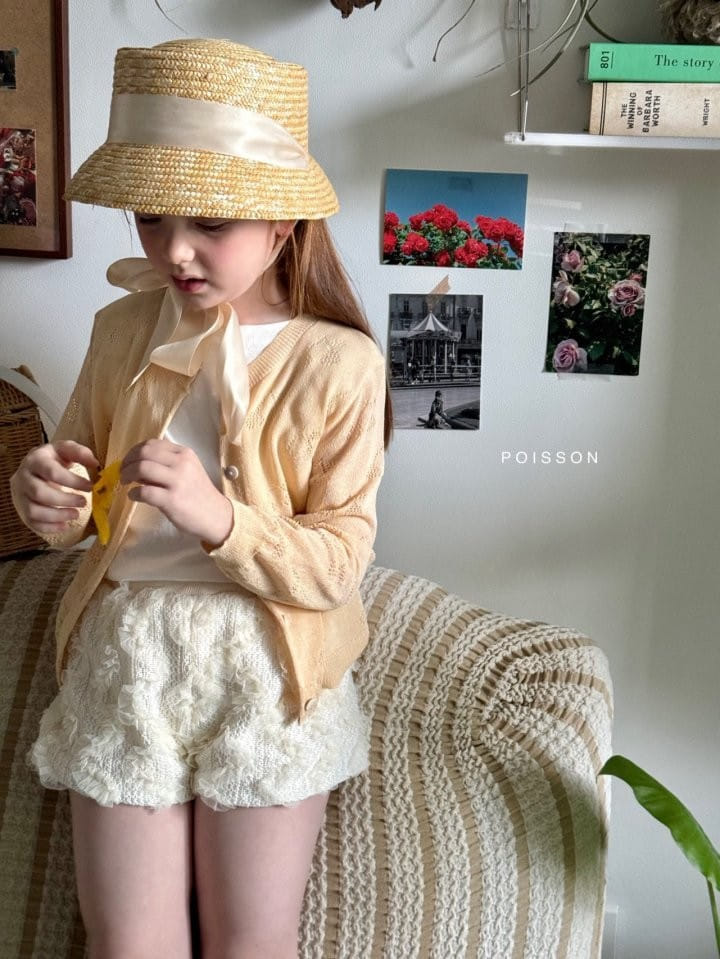 Poisson - Korean Children Fashion - #prettylittlegirls - Eyelet Cardigan - 9