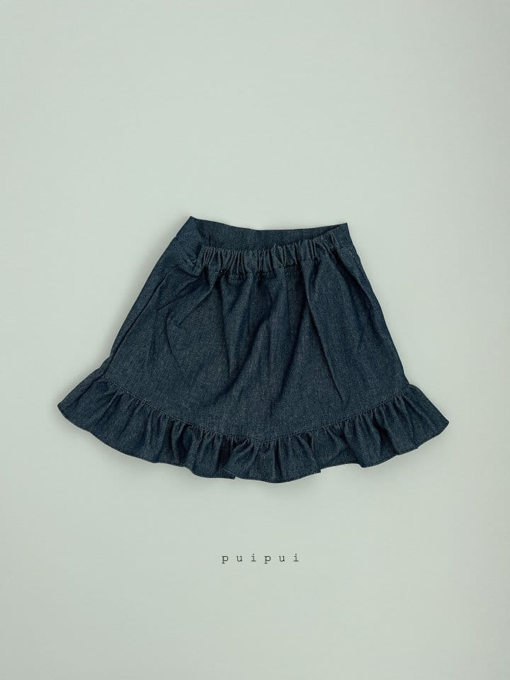 Puipui - Korean Children Fashion - #prettylittlegirls - Denim Skirt - 6