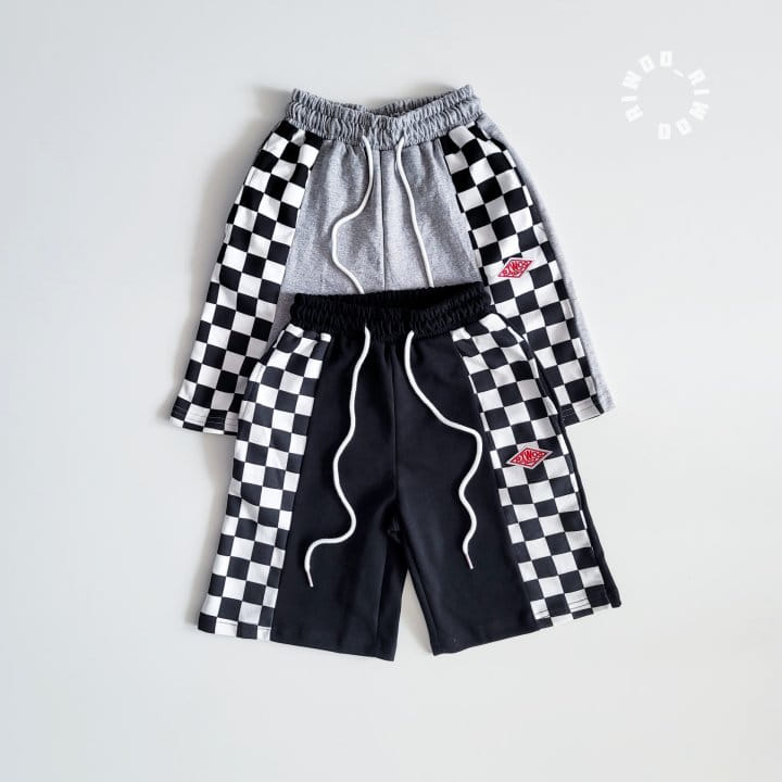 Riwoo Riwoo - Korean Children Fashion - #discoveringself - Side Check Half Pants - 6