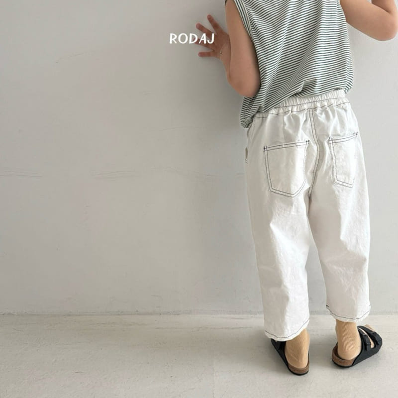 Roda J - Korean Children Fashion - #fashionkids - Stitch Pants - 3
