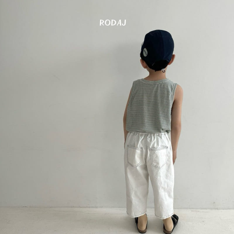 Roda J - Korean Children Fashion - #kidzfashiontrend - Stitch Pants - 6