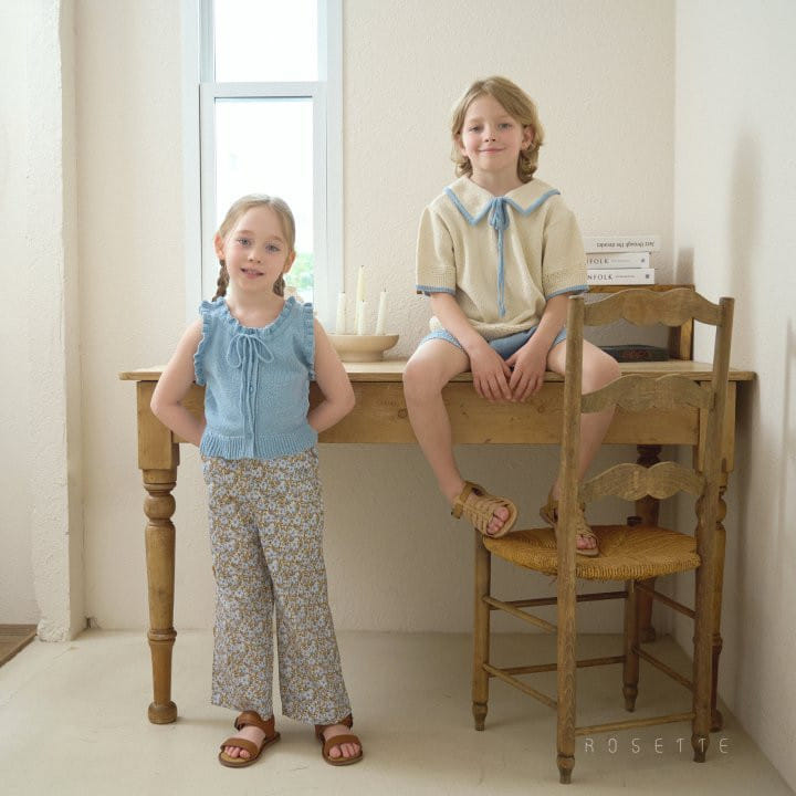 Rosette - Korean Children Fashion - #childofig - Leeds Knit Vest - 7