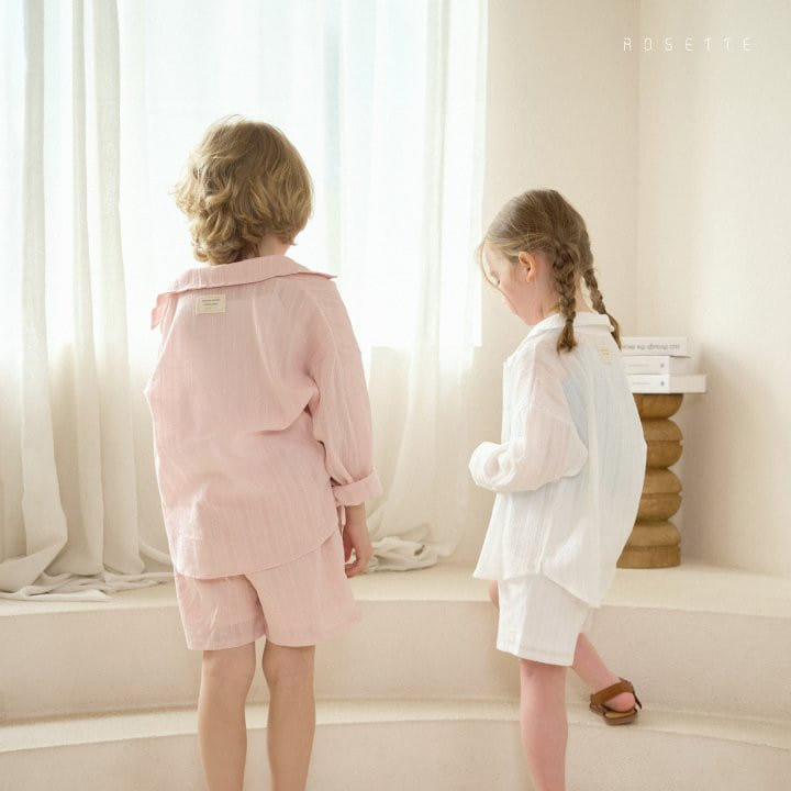 Rosette - Korean Children Fashion - #kidzfashiontrend - Roy Shirt Top Bottom Set - 9