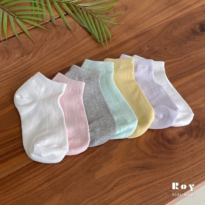Roy - Korean Children Fashion - #Kfashion4kids - Candy Socks 7type  Set