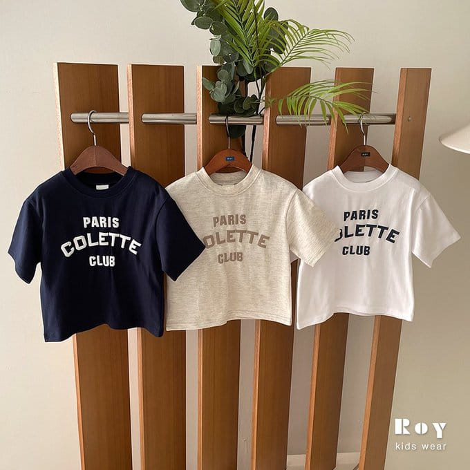 Roy - Korean Children Fashion - #kidsstore - Colette Short Sleeve Tee
