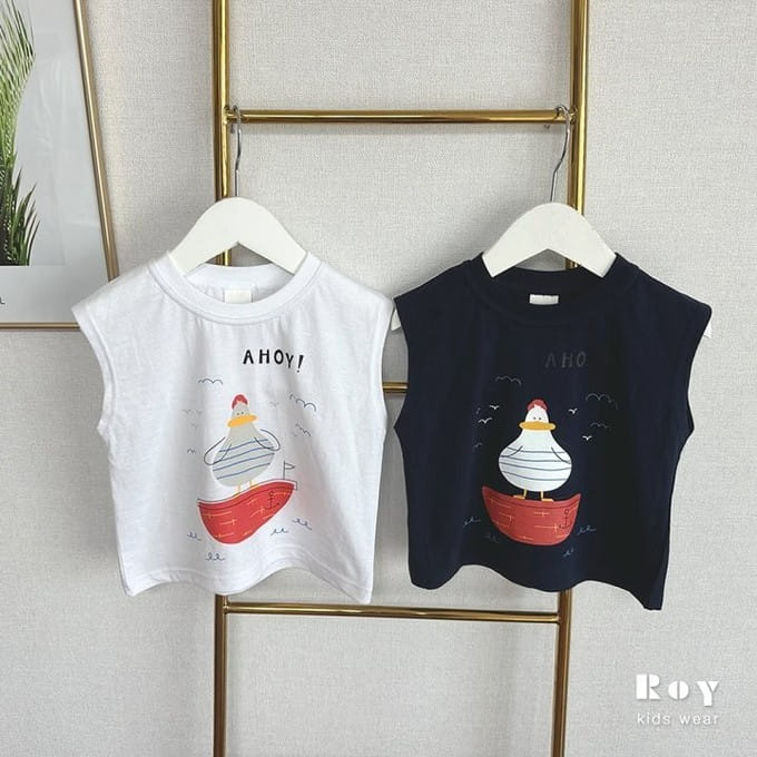 Roy - Korean Children Fashion - #magicofchildhood - Duck Captain Tee