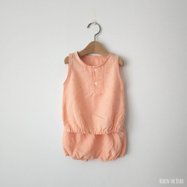 Saerobin - Korean Baby Fashion - #babyclothing - Check Bloomers Top Bottom Set - 8