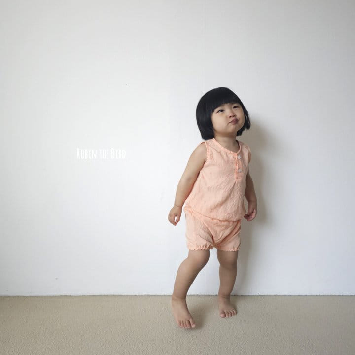 Saerobin - Korean Baby Fashion - #babywear - Check Bloomers Top Bottom Set - 2