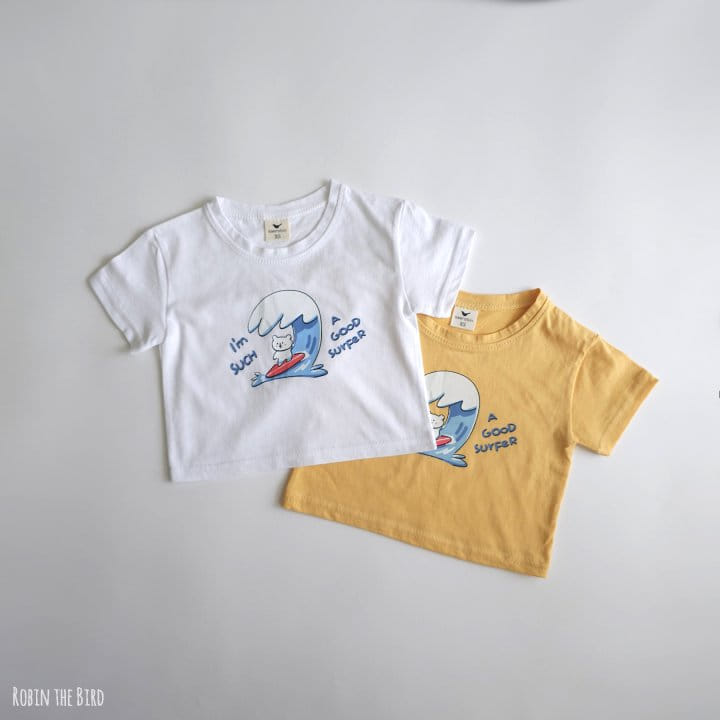 Saerobin - Korean Children Fashion - #designkidswear - Surfer Short Sleeve Tee - 11