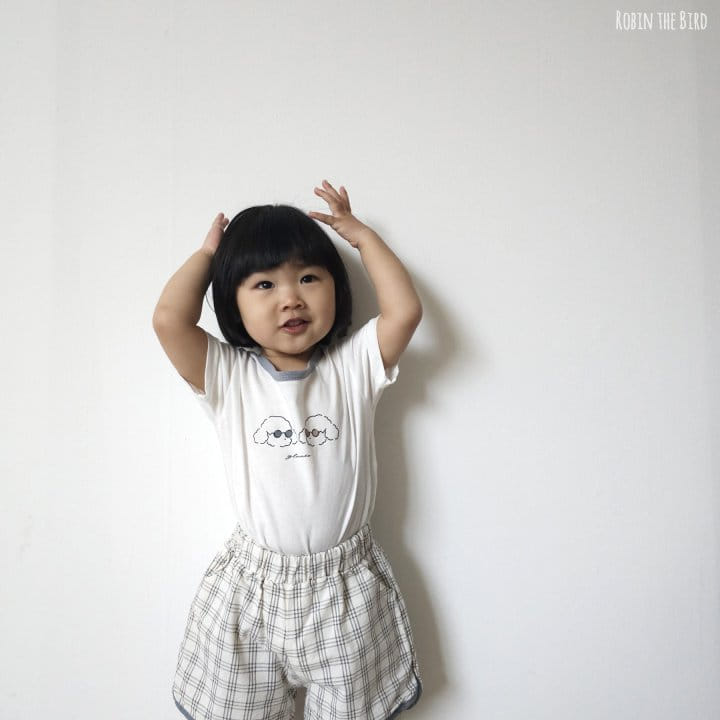 Saerobin - Korean Children Fashion - #kidsshorts - Sunglass Poodle Tee - 2
