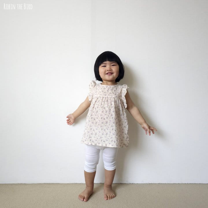 Saerobin - Korean Children Fashion - #kidsshorts - Flower Frill Blouse - 4