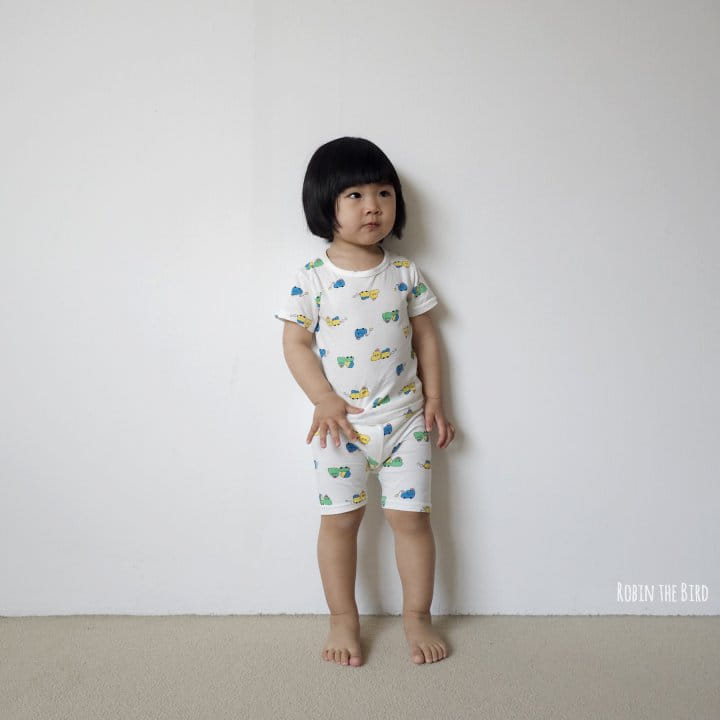 Saerobin - Korean Children Fashion - #littlefashionista - Vroom Short Sleeve Easy Wear - 2