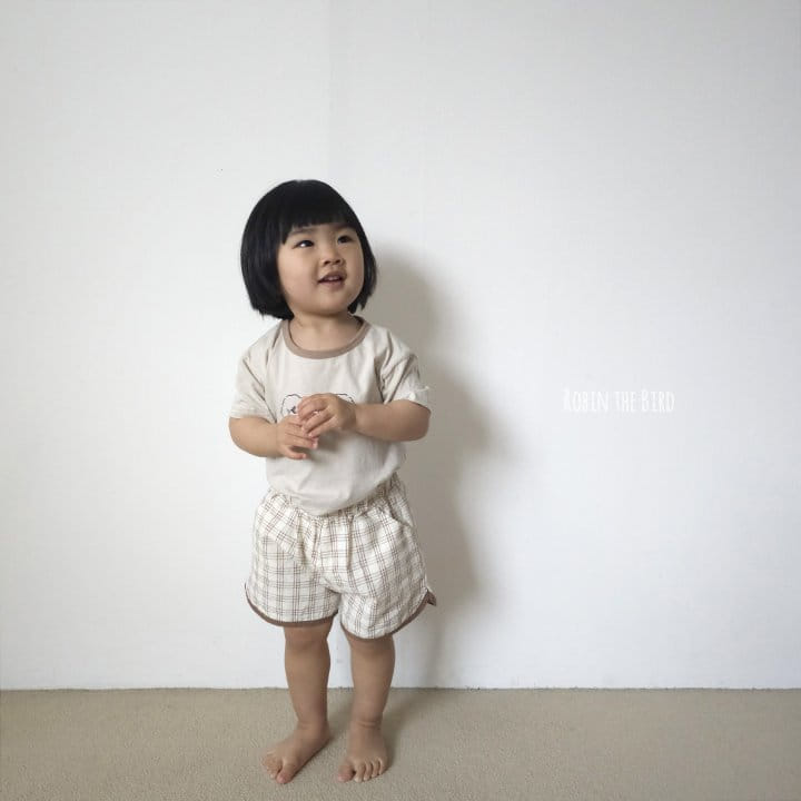 Saerobin - Korean Children Fashion - #magicofchildhood - Line Check Shorts - 6