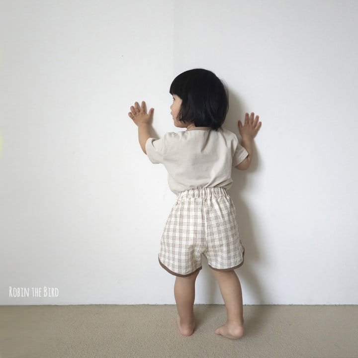 Saerobin - Korean Children Fashion - #minifashionista - Line Check Shorts - 7