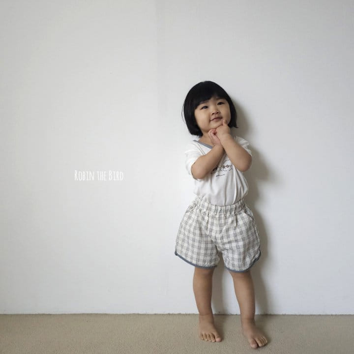 Saerobin - Korean Children Fashion - #prettylittlegirls - Line Check Shorts - 8