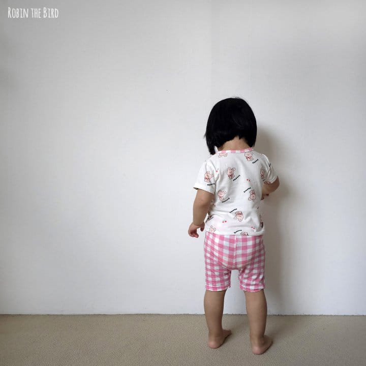 Saerobin - Korean Children Fashion - #stylishchildhood - Hello Check Short Sleeve Easy Wear - 7