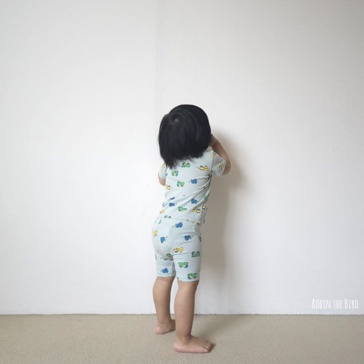 Saerobin - Korean Children Fashion - #toddlerclothing - Vroom Short Sleeve Easy Wear - 7
