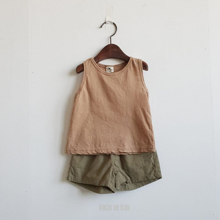 Saerobin - Korean Children Fashion - #toddlerclothing - Washing Mango Sleeveless Tee - 9