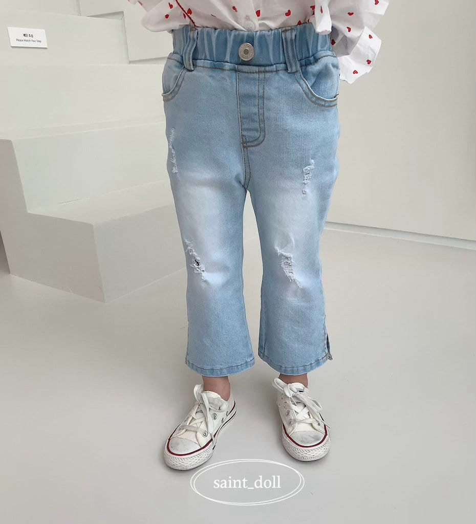 Saint Doll - Korean Children Fashion - #Kfashion4kids - Side Slit Boots Cut Pants - 6