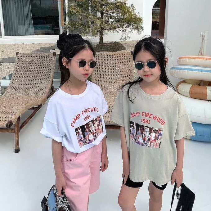 Saint Doll - Korean Children Fashion - #childrensboutique - Camp Tee