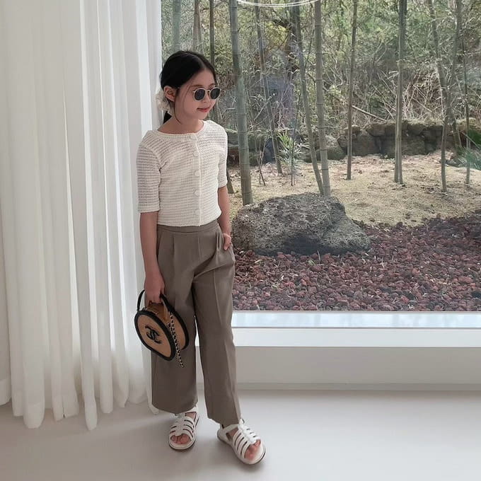 Saint Doll - Korean Children Fashion - #discoveringself - Pintuck Slacks With Mom
