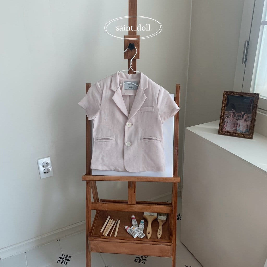Saint Doll - Korean Children Fashion - #fashionkids - City Short Sleeve Jacket With Mom - 4