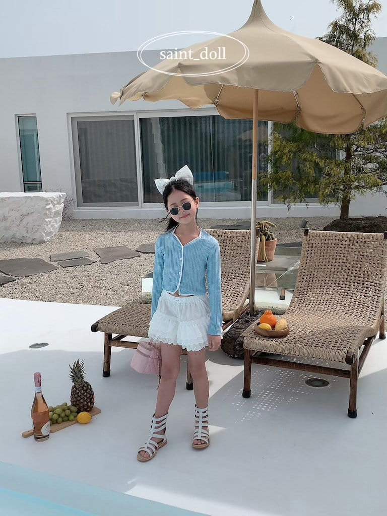 Saint Doll - Korean Children Fashion - #kidsstore - Cong Button Color Cardigan - 11