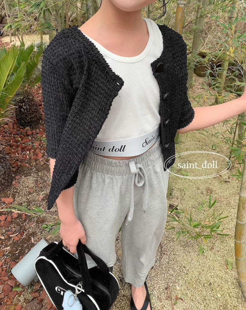 Saint Doll - Korean Children Fashion - #kidsstore - Pon Pon Wrinkle Cardigan With Mom - 10