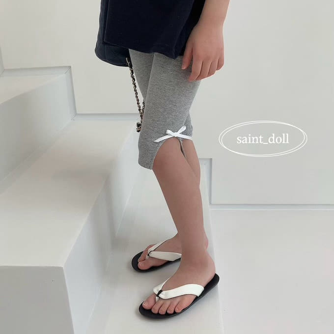 Saint Doll - Korean Children Fashion - #kidzfashiontrend - Ribbon Leggings