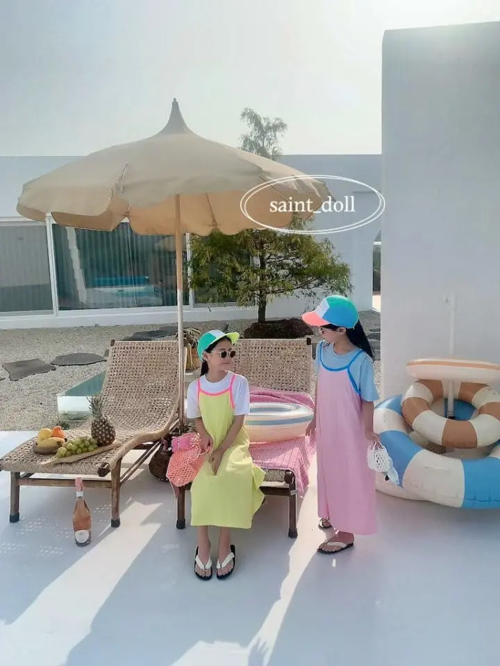 Saint Doll - Korean Children Fashion - #kidzfashiontrend - Chewy Color One-Piece - 8