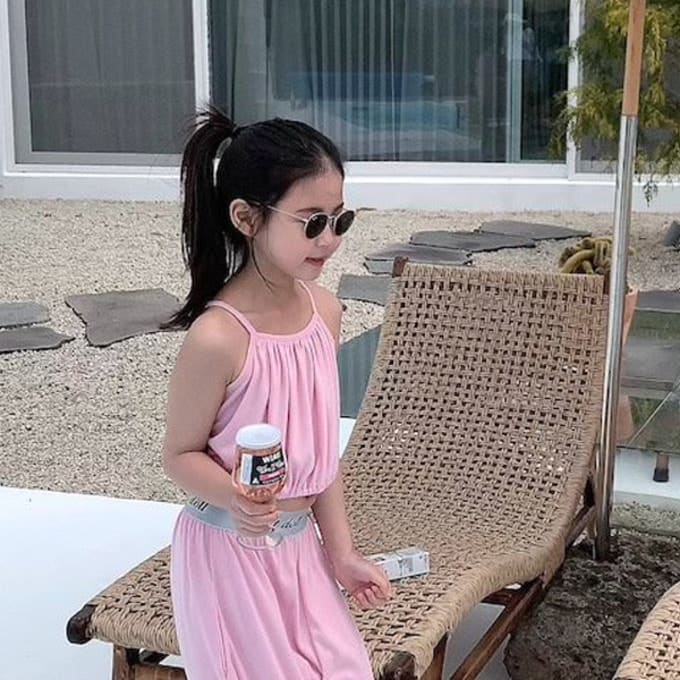 Saint Doll - Korean Children Fashion - #littlefashionista - Charlang Sleeveless Tee