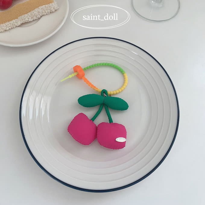 Saint Doll - Korean Children Fashion - #toddlerclothing - Cherry Key Ring