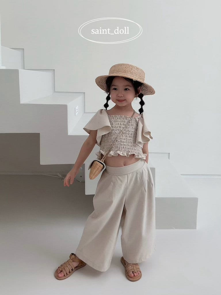 Saint Doll - Korean Children Fashion - #toddlerclothing - L Wide Pants With Mom - 11