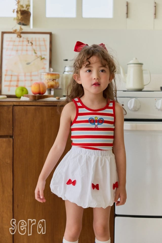 Sera - Korean Children Fashion - #kidzfashiontrend - ST Tennis Sleeveless Tee - 4