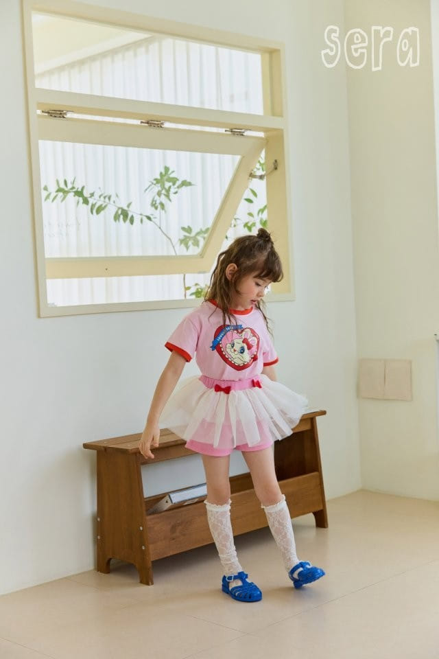 Sera - Korean Children Fashion - #childrensboutique - Red Color Tee - 4