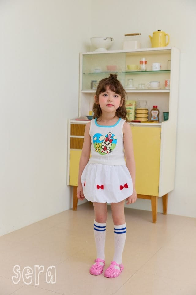 Sera - Korean Children Fashion - #discoveringself - Waffle Heart Sleeveless Tee - 7