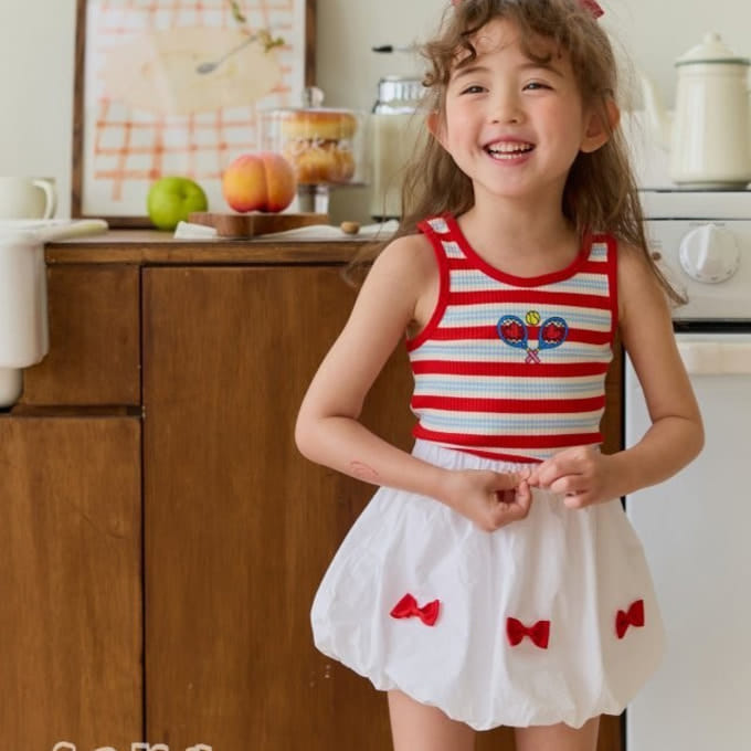 Sera - Korean Children Fashion - #kidsshorts - ST Tennis Sleeveless Tee