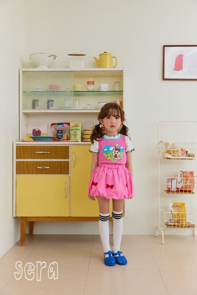 Sera - Korean Children Fashion - #kidzfashiontrend - Waffle Heart Sleeveless Tee - 11