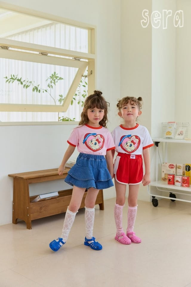 Sera - Korean Children Fashion - #kidzfashiontrend - Red Color Tee - 9