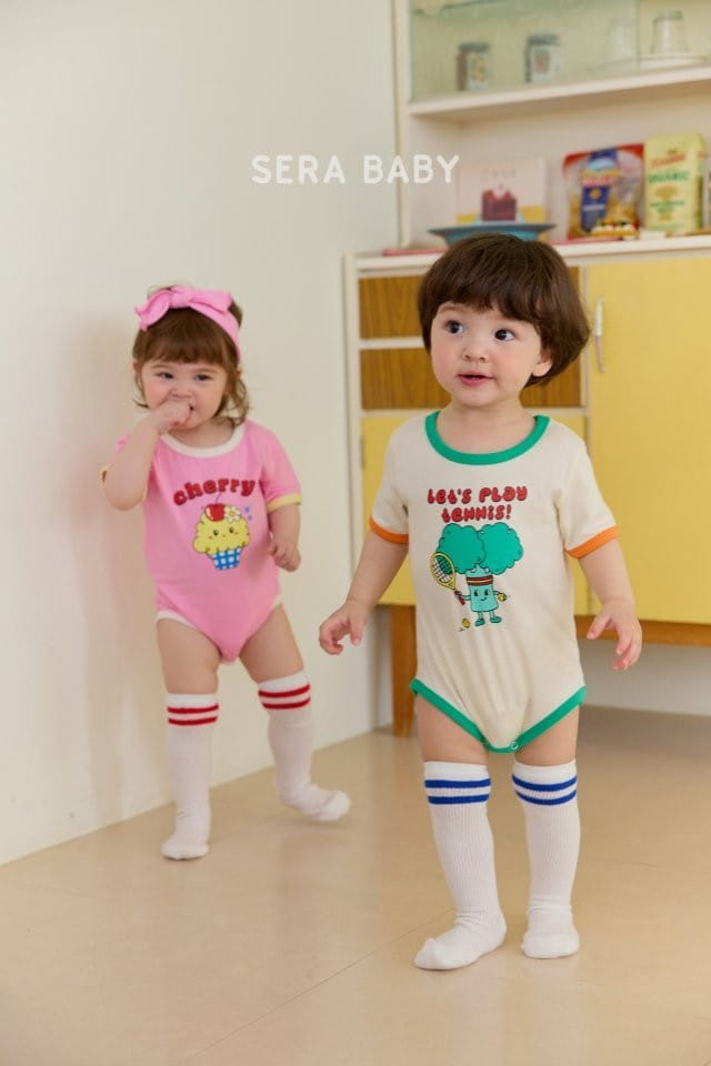 Sera baby - Korean Baby Fashion - #babyboutique - Color Short Sleeve Body Suit
