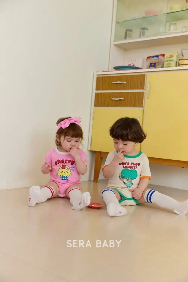 Sera baby - Korean Baby Fashion - #babyclothing - Color Short Sleeve Body Suit - 3