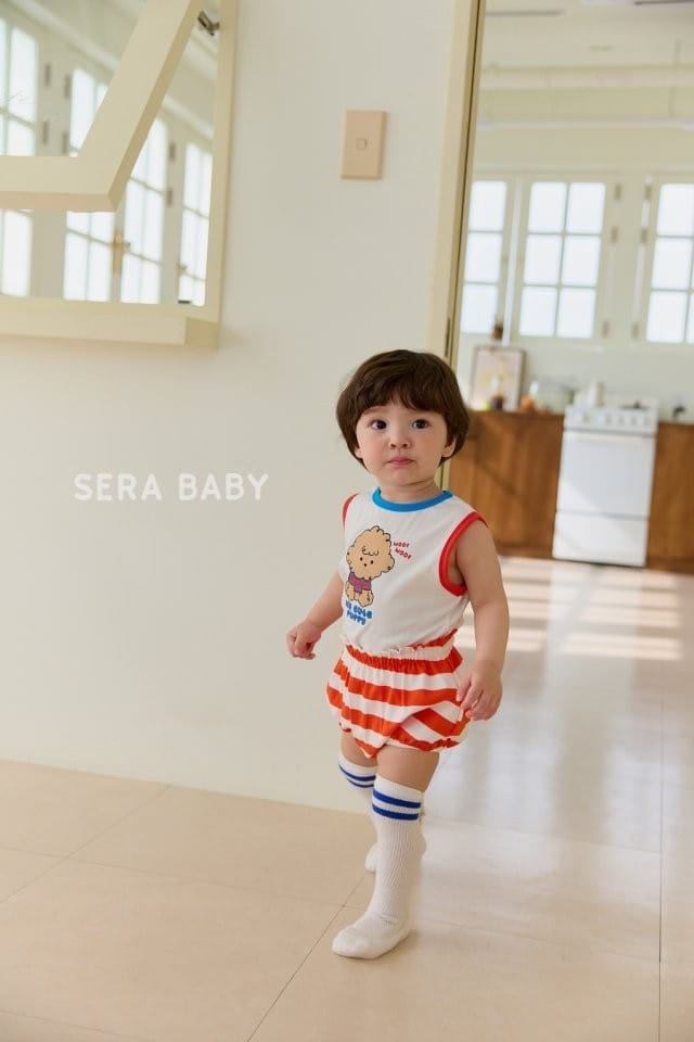 Sera baby - Korean Baby Fashion - #babyfever - Poodle ST Pants Top Bottom Set - 11