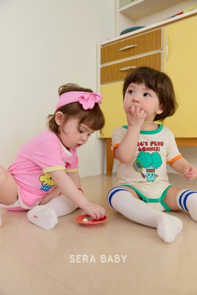 Sera baby - Korean Baby Fashion - #babyfever - Color Short Sleeve Body Suit - 5