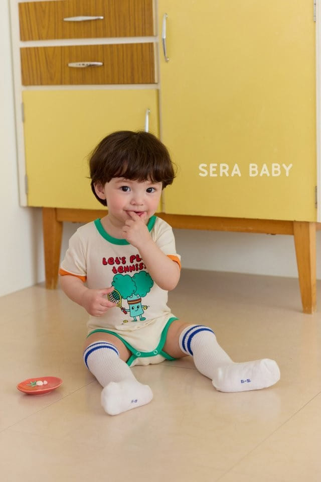 Sera baby - Korean Baby Fashion - #babygirlfashion - Color Short Sleeve Body Suit - 6