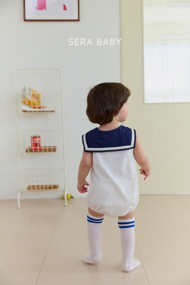 Sera baby - Korean Baby Fashion - #babylifestyle - Apple Sailor Body Suit - 10
