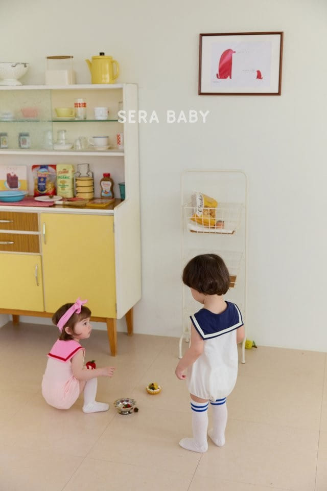 Sera baby - Korean Baby Fashion - #babyoninstagram - Apple Sailor Body Suit - 11