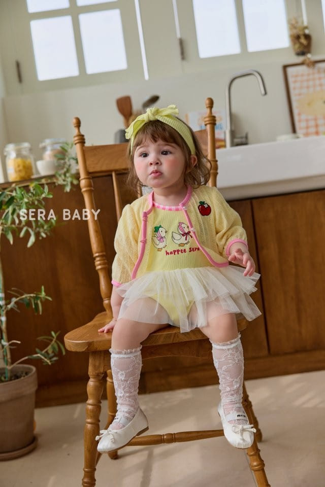 Sera baby - Korean Baby Fashion - #babyoninstagram - Apple Scotch Cardigan - 3