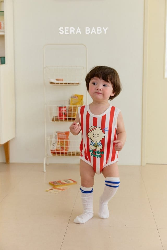Sera baby - Korean Baby Fashion - #babyootd - ST Marine Body Suit - 8