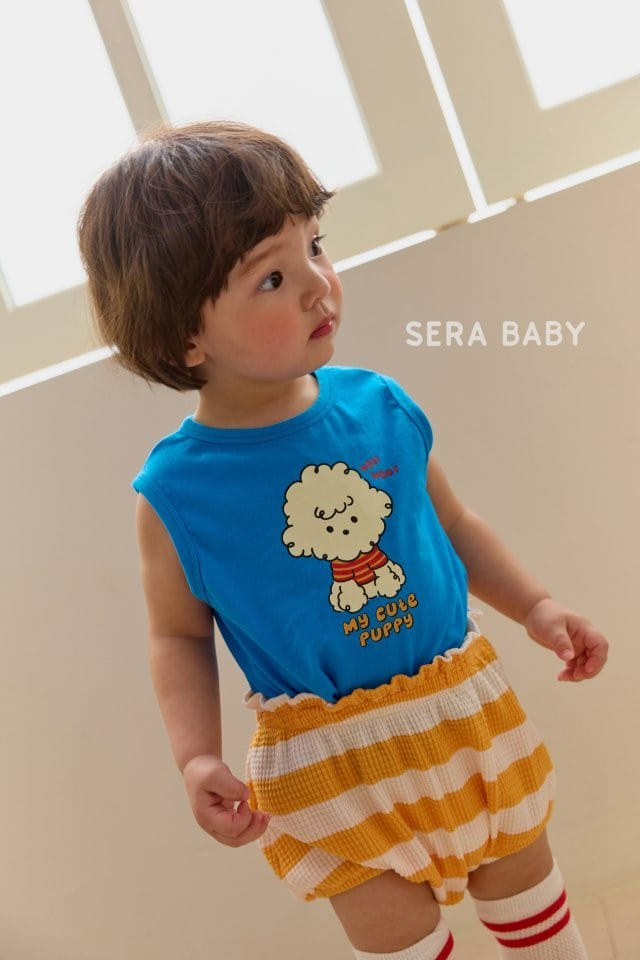 Sera baby - Korean Baby Fashion - #babyoutfit - Poodle ST Pants Top Bottom Set