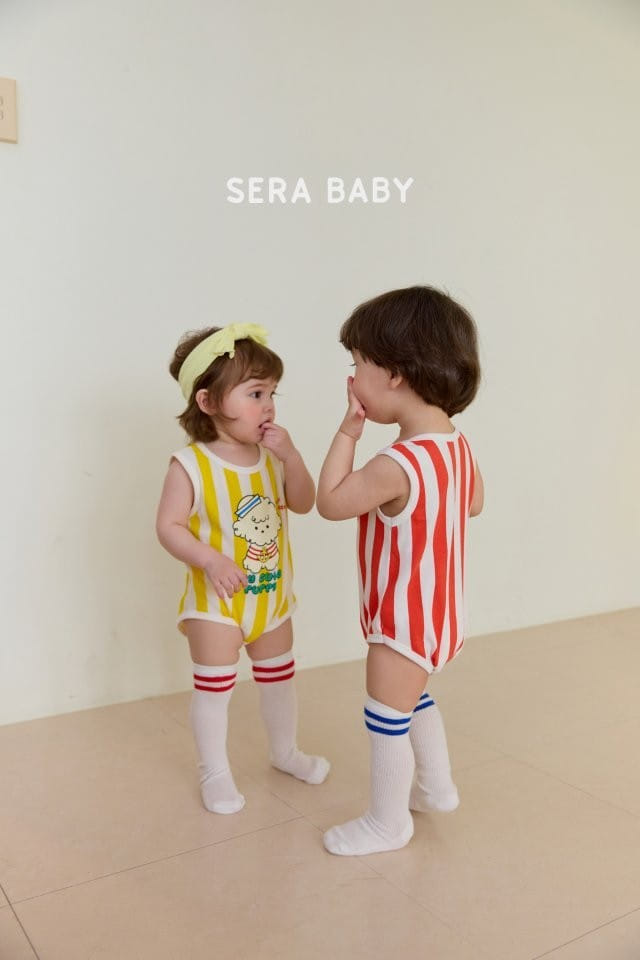 Sera baby - Korean Baby Fashion - #babyoutfit - ST Marine Body Suit - 10